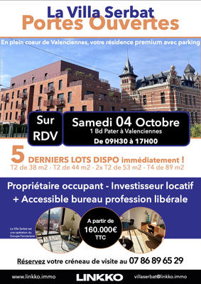 Appartement - 54 m² - 2 pièces