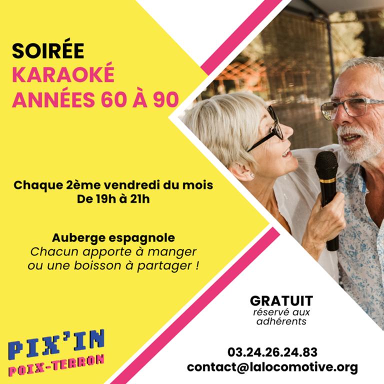 Soirée karaoké années 60 à 90