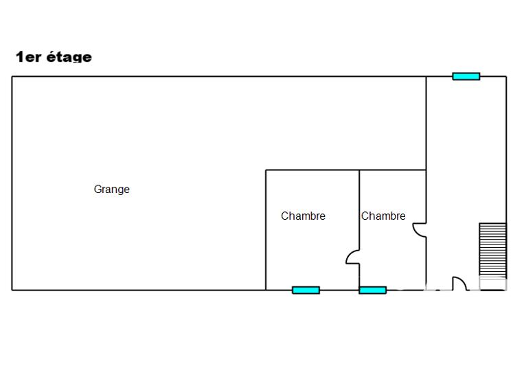 Maison de village - 75 m² - 4 pièces