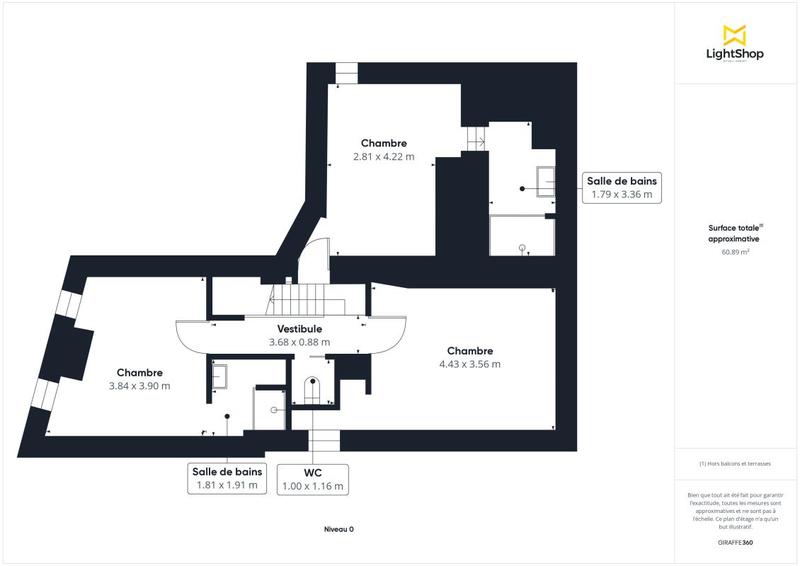 Appartement - 105 m² - 4 pièces