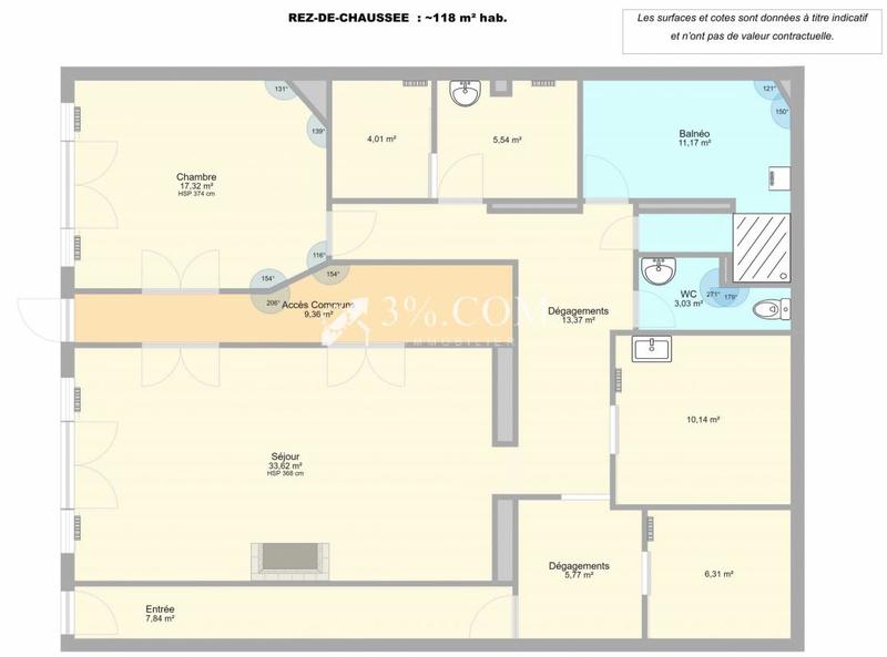 Loft - 122 m² - 6 pièces