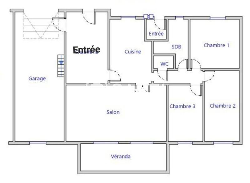 Maison - 90 m² - 5 pièces