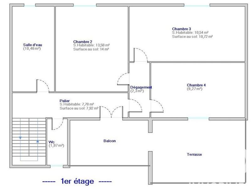 Maison de ville - 120 m² - 5 pièces