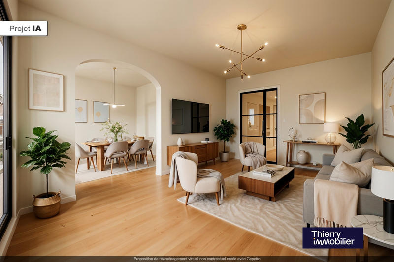 Appartement - 89 m² - 5 pièces