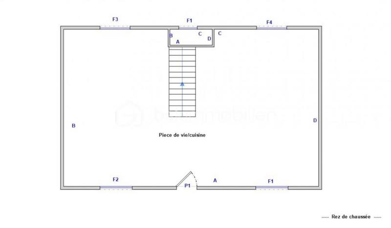 Maison de village - 78 m² - 4 pièces