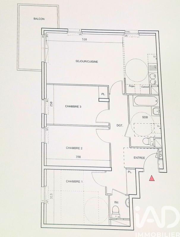 Appartement - 75 m² - 4 pièces
