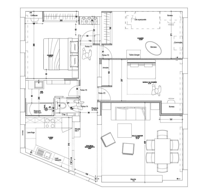 Appartement - 81 m² - 4 pièces