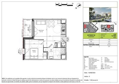 Appartement - 41 m² - 2 pièces