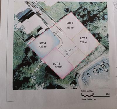 Terrain constructible - 360 m²