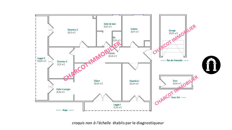 Appartement - 83 m² - 5 pièces