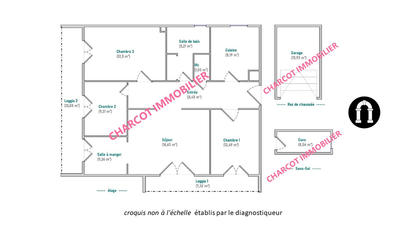 Appartement - 83 m² - 5 pièces