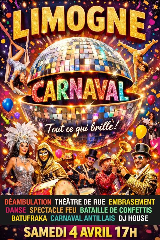 Carnaval de Limogne 2026 : "Tout ce qui brille, Tous ceux qui brillent"
