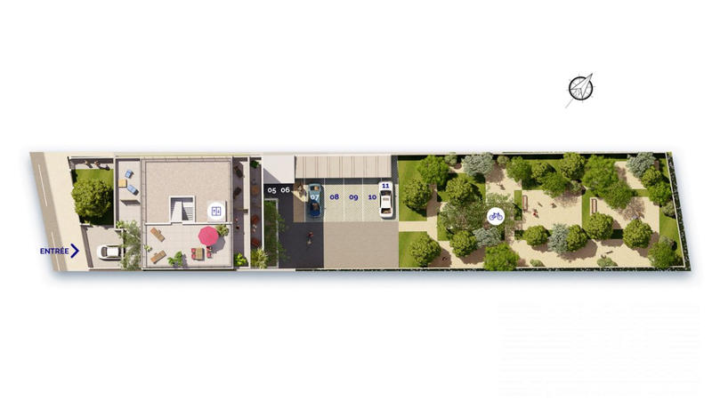 Appartement - 70 m² - 3 pièces