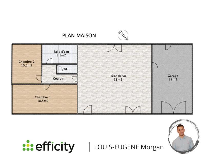 Pavillon - 76 m² - 4 pièces