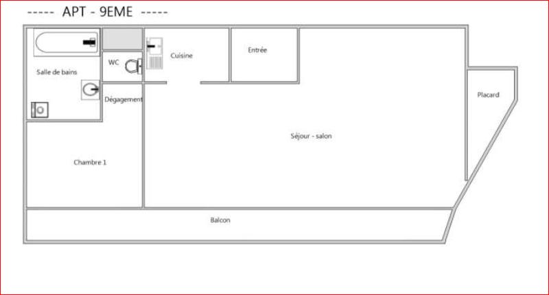 Appartement - 47 m² - 2 pièces
