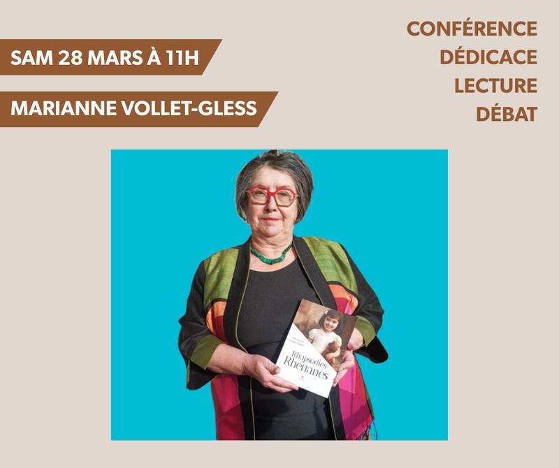Rencontre d’auteur : Marianne Vollet-Gless