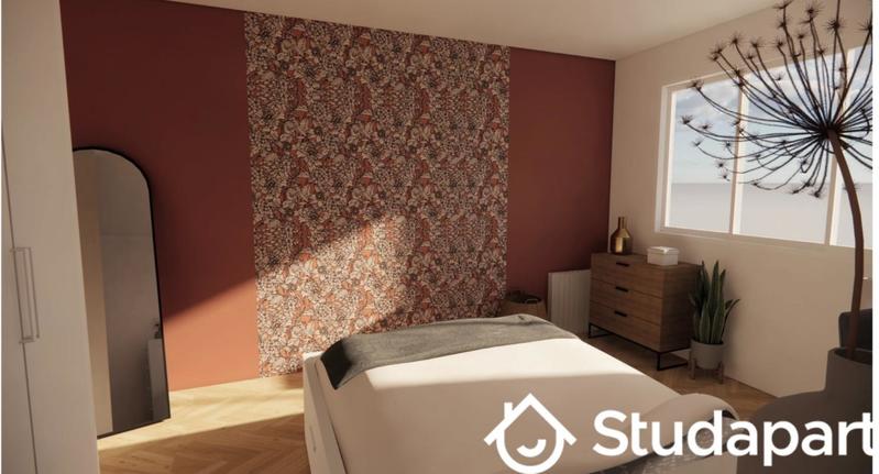 Chambre - 14 m² - 1 pièce