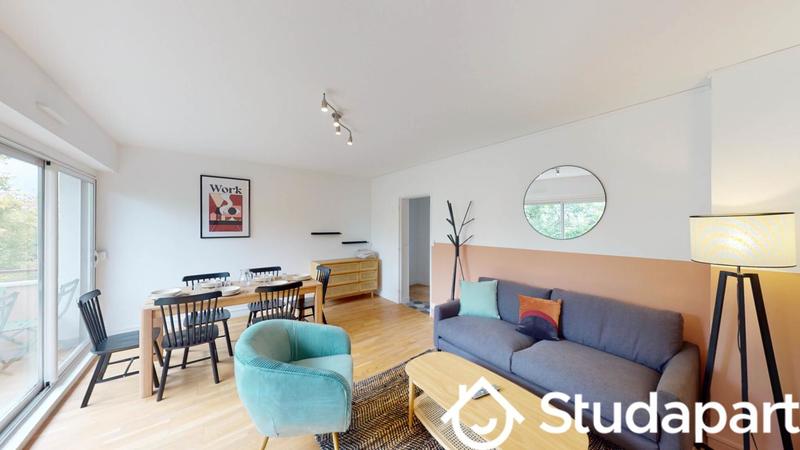 Chambre - 9 m² - 1 pièce