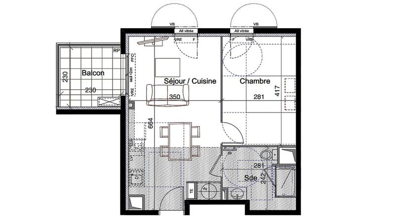 Appartement - 39 m² - 2 pièces