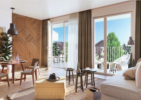 Appartement - 58 m² - 3 pièces