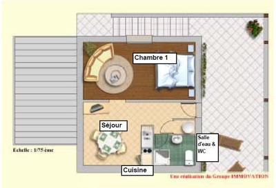 Appartement - 33 m² - 2 pièces