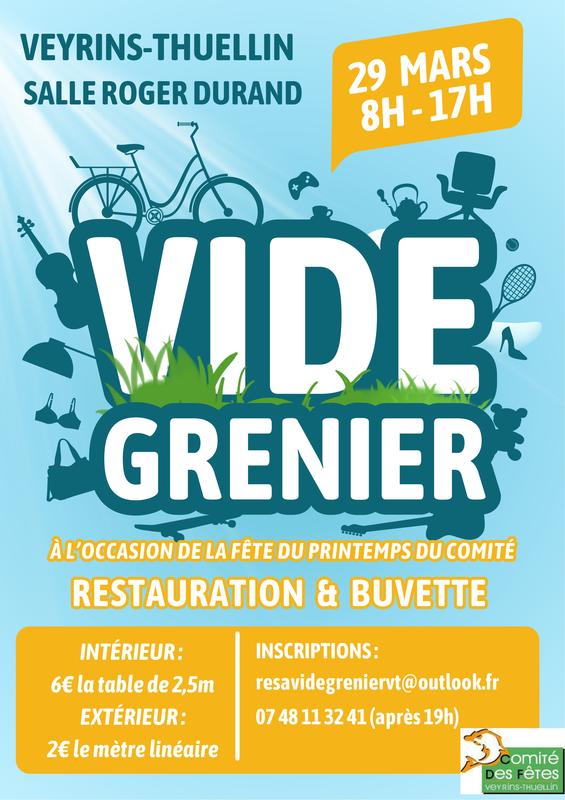 Vite grenier Fête de printemps du comité