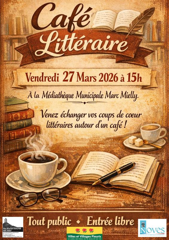 Café littéraire à la Médiathèque