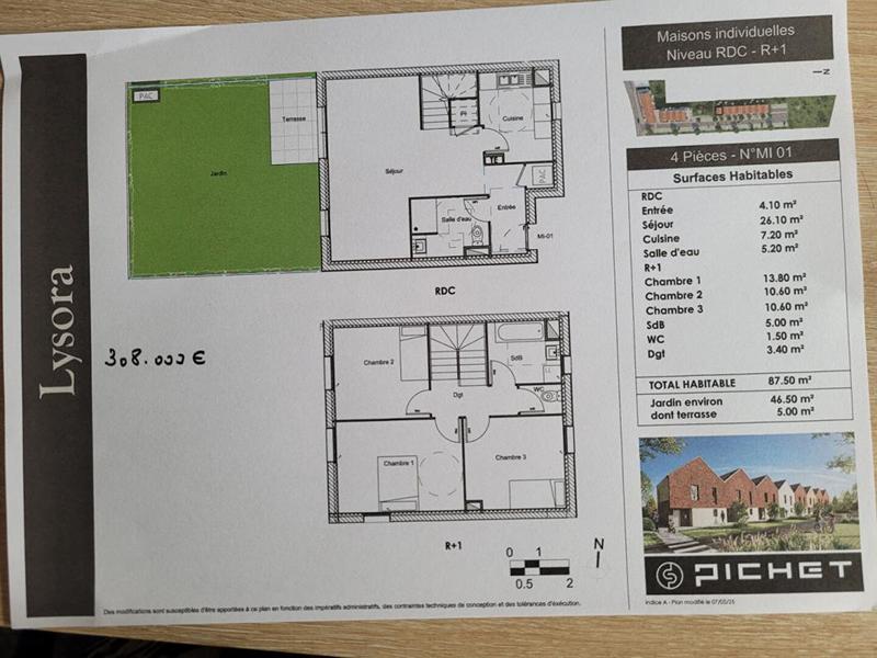 Maison - 87 m² - 4 pièces