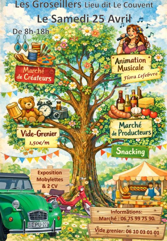 Marché des créateurs - vide grenier