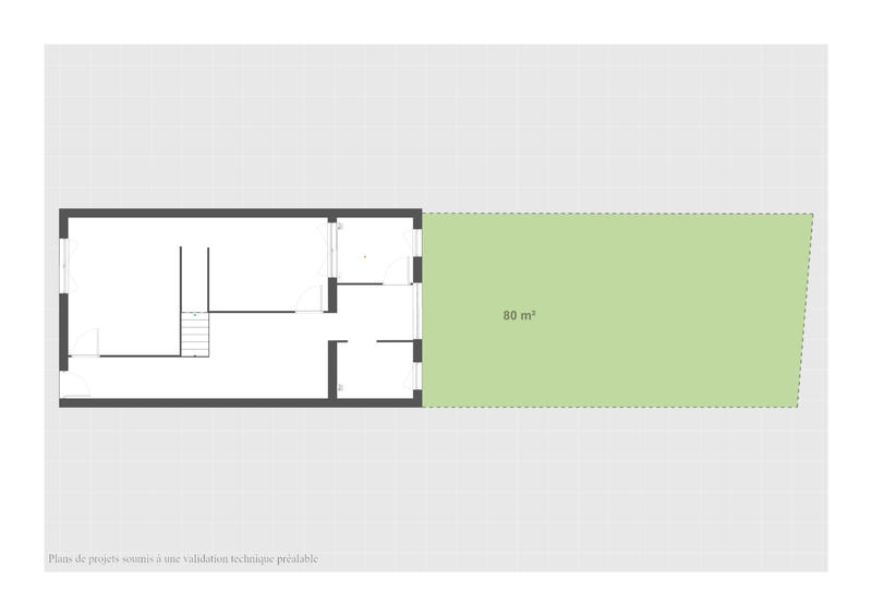 Maison - 65 m² - 3 pièces