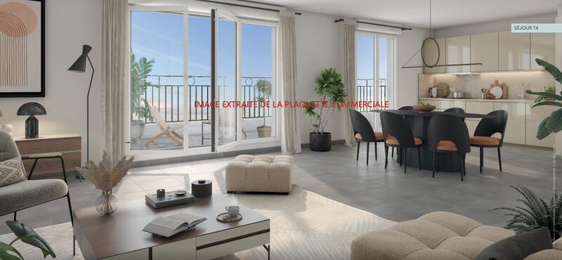 Appartement - 61 m² - 3 pièces