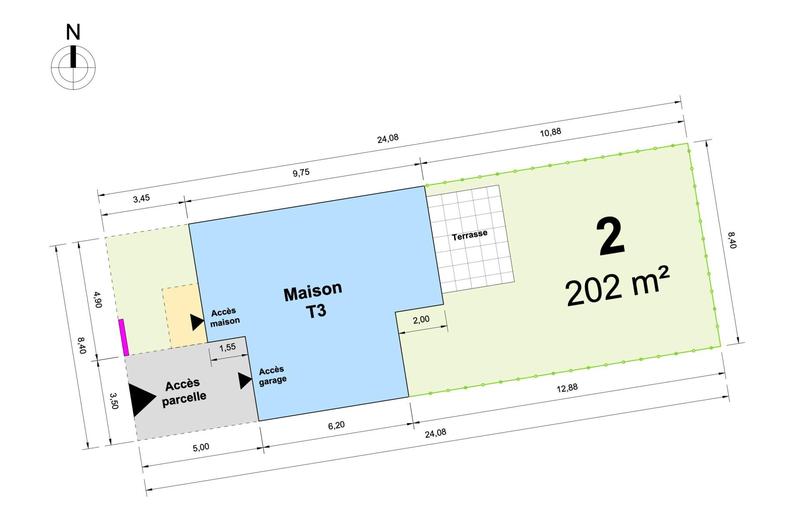 Maison - 70 m² - 4 pièces