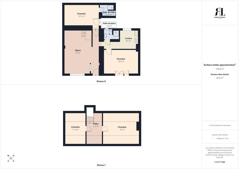 Maison - 76 m² - 5 pièces