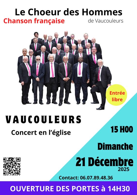 Concert du Choeur des Hommes de Vaucouleurs