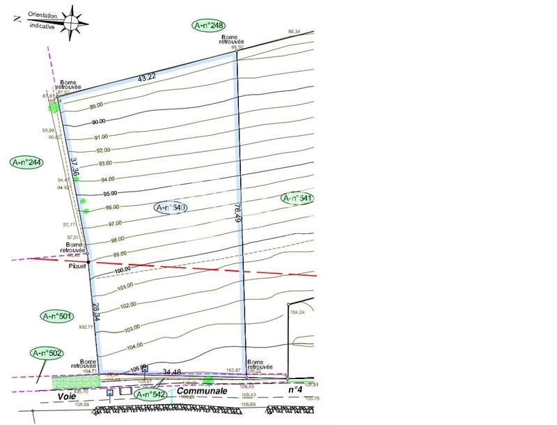 Terrain constructible - 2 680 m²