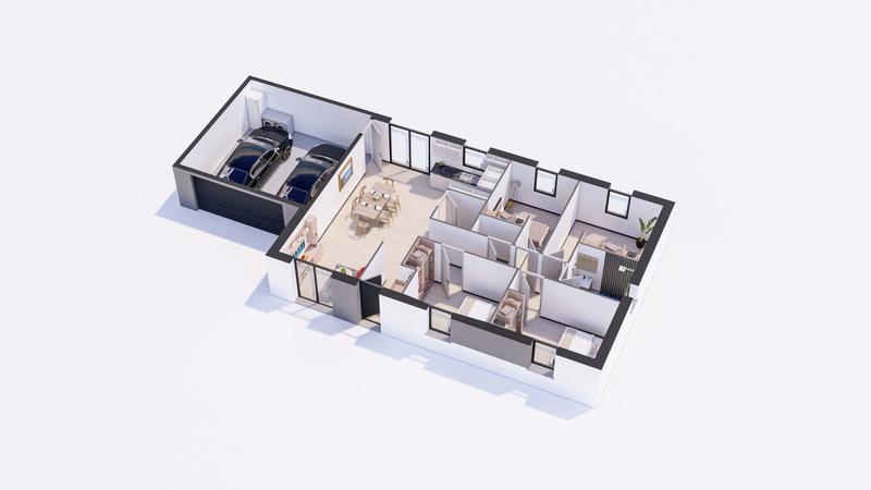 Maison - 90 m² - 6 pièces