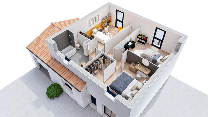 Maison - 113 m² - 6 pièces