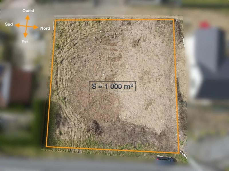 Terrain - 1 000 m²