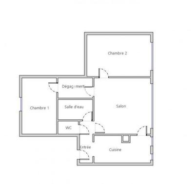 Appartement - 60 m² - 3 pièces