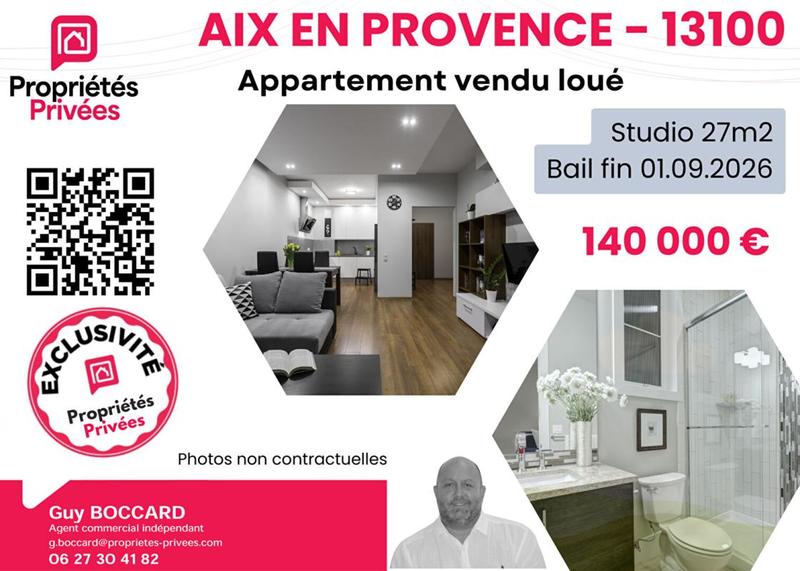 Appartement - 26 m² - 1 pièce
