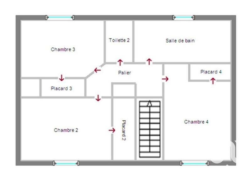 Maison - 125 m² - 6 pièces