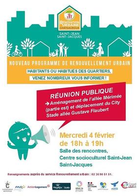 Réunion publique sur l'aménagement de l'allée Mérimée et du city-stade Flaubert