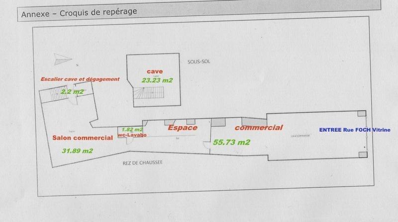 Local commercial - 115 m² - 1 pièce