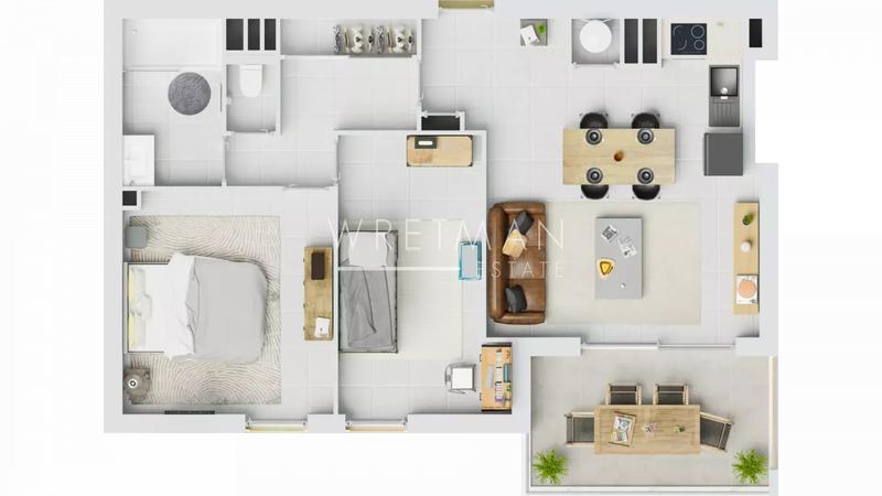 Appartement - 57 m² - 3 pièces