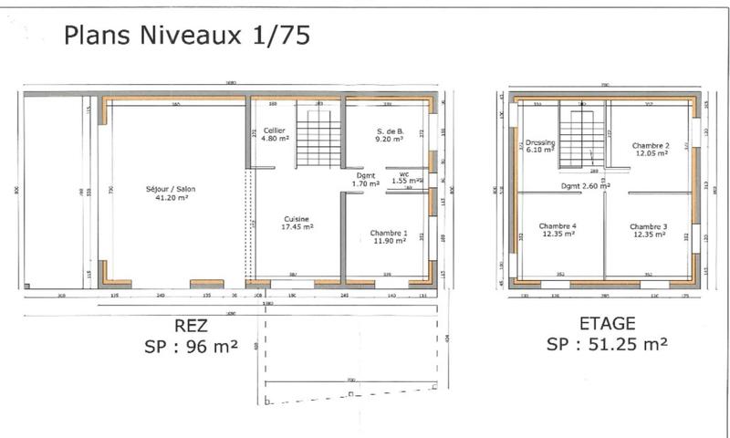 Maison - 140 m² - 7 pièces