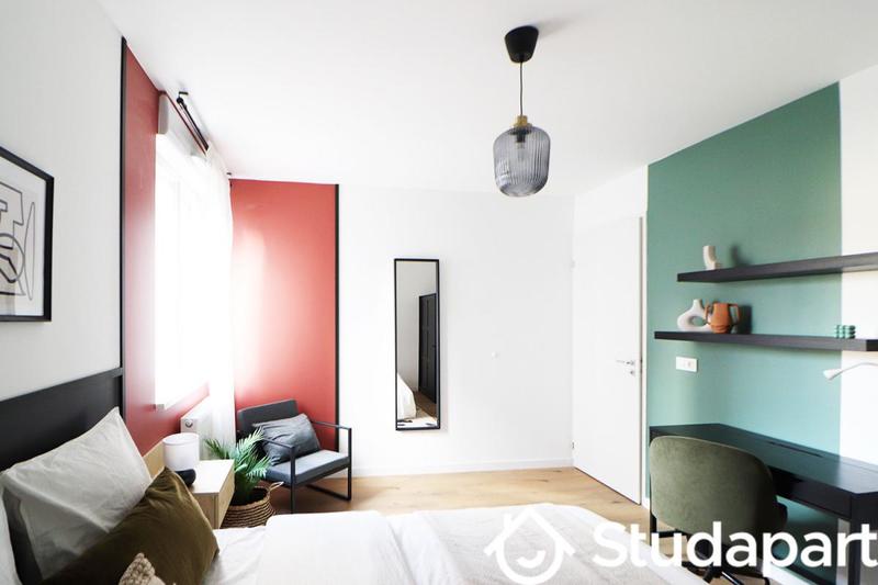 Chambre - 11 m² - 1 pièce