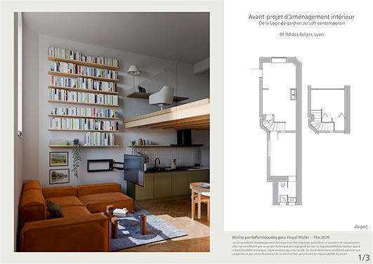 Duplex - 41 m² - 2 pièces