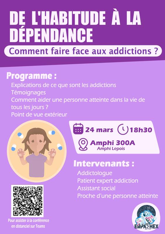 Conférence - de l’habitude à la Dépendance - Comment faire face aux Addictions ?