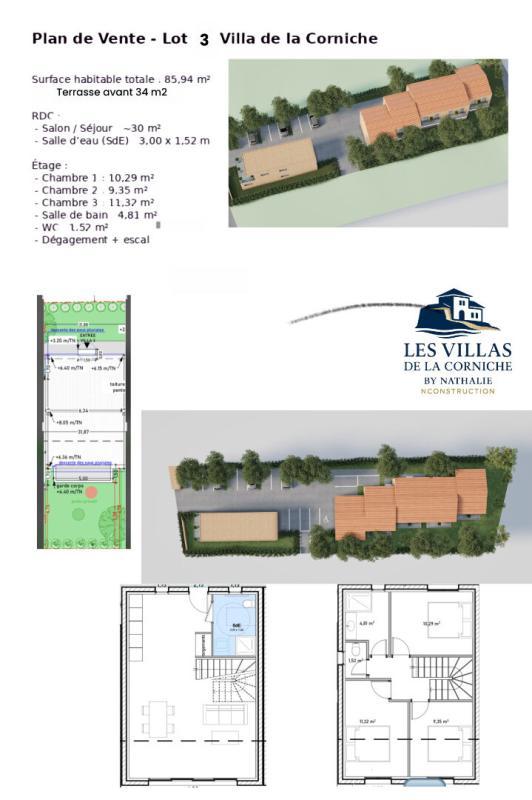 Villa - 85 m² - 4 pièces