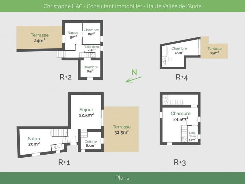 Maison - 134 m² - 6 pièces